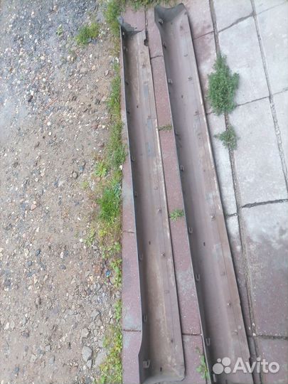 Накладки на пороги lancer 9