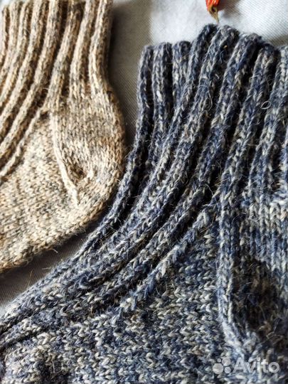 Вязание. Шерстяные носочки (детские и взрослые)