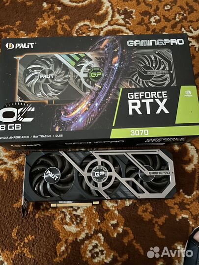 Видеокарта palit RTX 3070 GamingPro OC 8 Gb