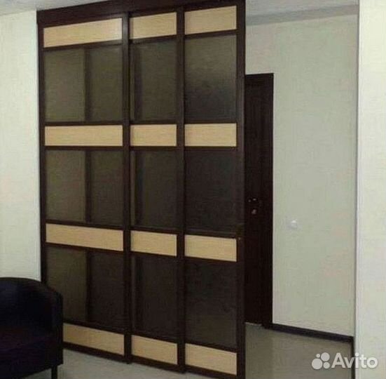 Раздвижные перегородки в гардеробную, шкаф