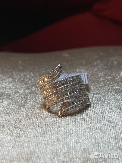 Кольцо серебро 925