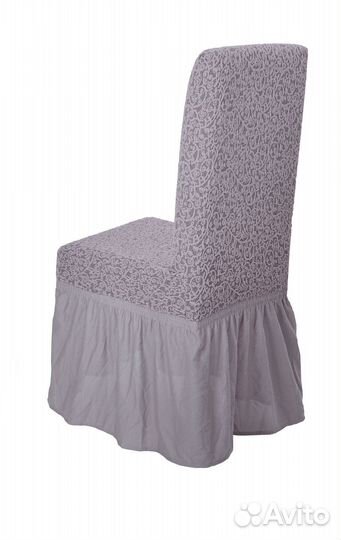 Чехлы на стулья со спинкой на кухню, Капучино