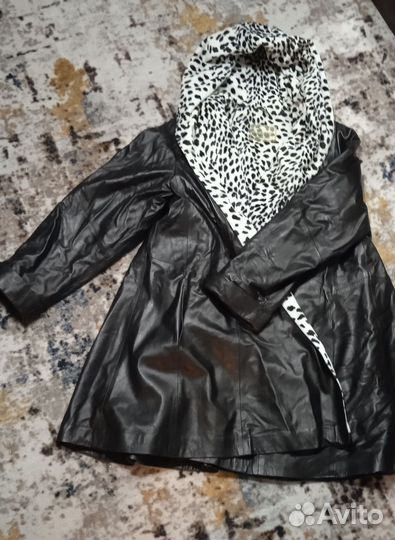 Кожаный плащ Sarete