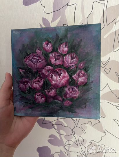 Картина акрилом на холсте