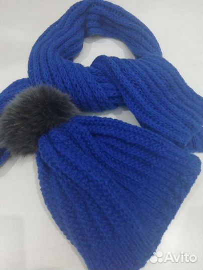 Комплект шапка и шарф