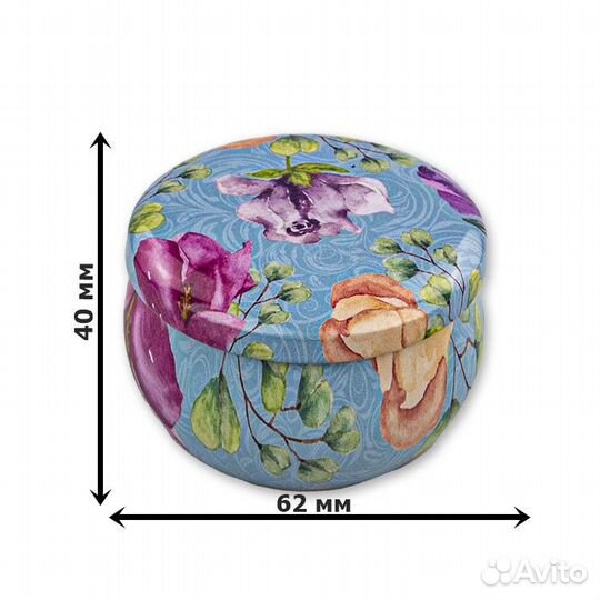 Набор 4 шт сувенирных баночек Этно 65 мл №16