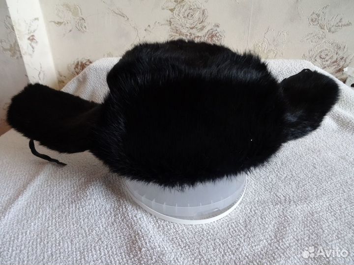 Шапка ушанка из кролика