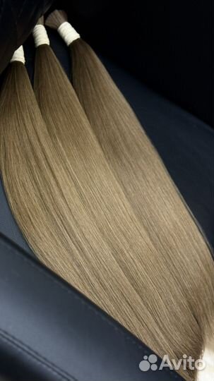 Волосы для наращивания 60 см русые