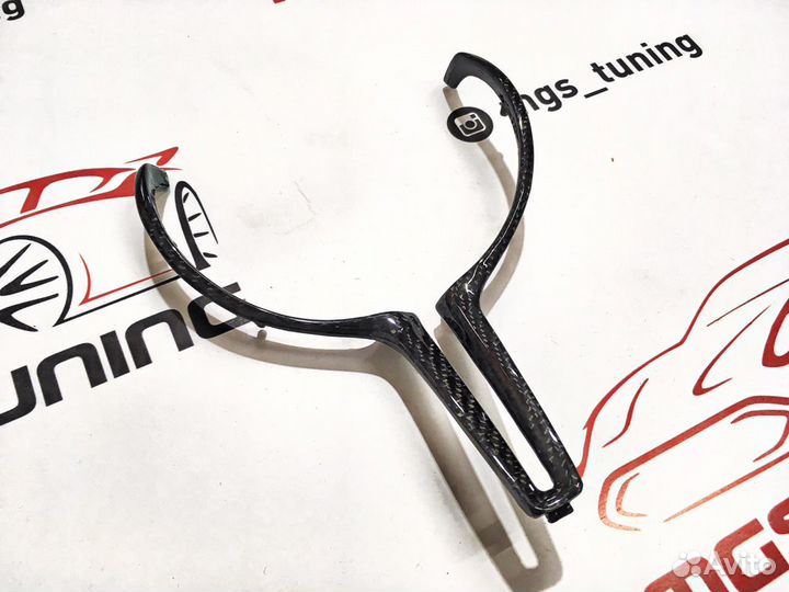 Карбоновая вставка в руль BMW от М Пакета