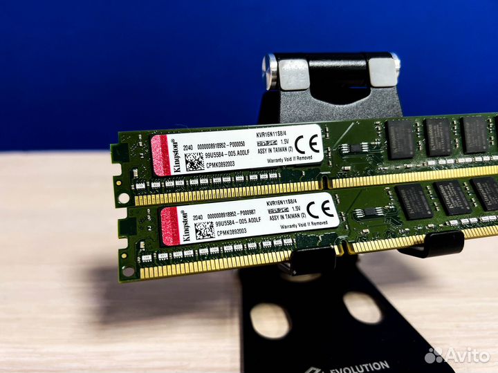 Оперативная память Kingston 4Gb DDR3 1600MHz