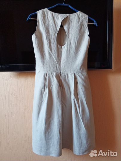 Платье лён 44р-р