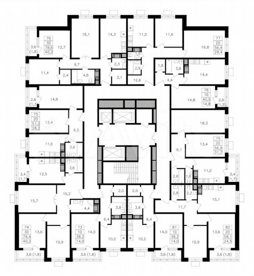 1-к. квартира, 38,2 м², 10/27 эт.