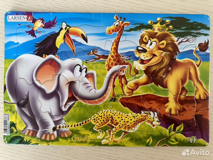 Пазлы для малышей и лото половинки