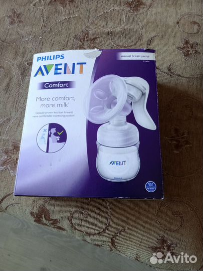 Молокоотсос avent ручной новый