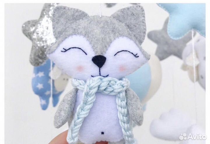 Мобиль из фетра