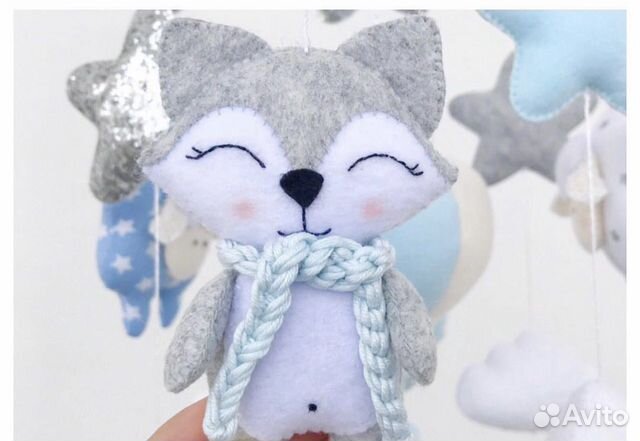 Мобиль из фетра