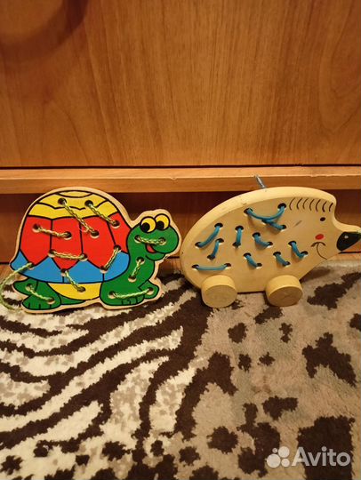 Развивающие деревянные игрушки