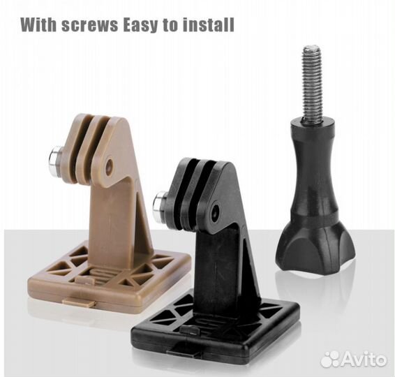 Портативный адаптер для экшн камеры на шлем