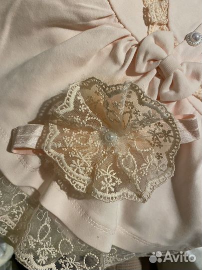 Платье нарядное для новорожденных 50-56 р