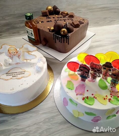 Торты на заказ (только из натуральных продуктов)