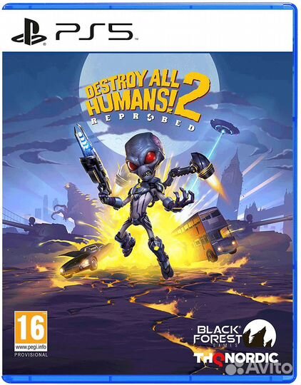 Destroy All Humans 2 - Reprobed PS5, русские субтитры