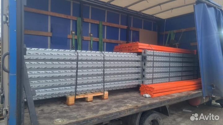 Фронтальные стеллажи паллетные Констрактор бу # 4286