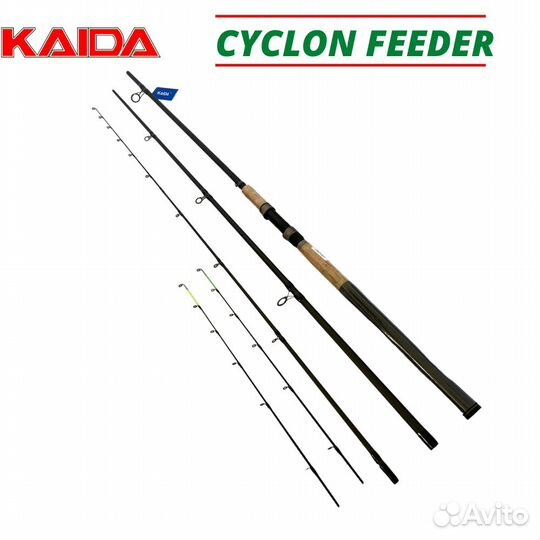 Фидер kaida PRO cyclon Feeder, до 150g, 3,9m