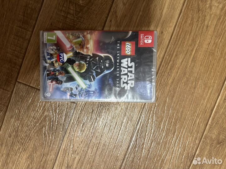 Lego диск nintdendo switch star wars