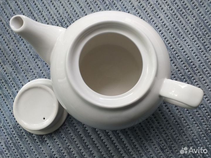 Чайник заварочный Kunstwerk, белый фарфор 0.7 л