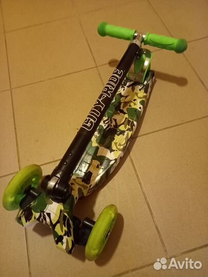 Самокат детский трехколесный бу