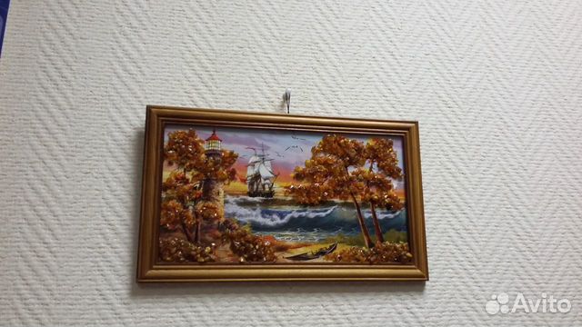 Картина янтарь