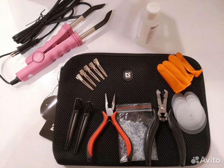 Инструменты для наращивания волос новые