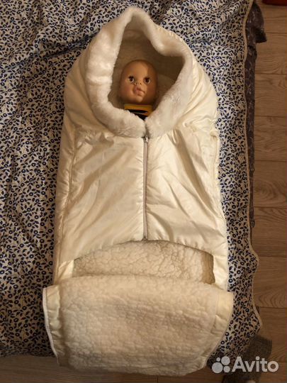 Зимний конверт в коляску