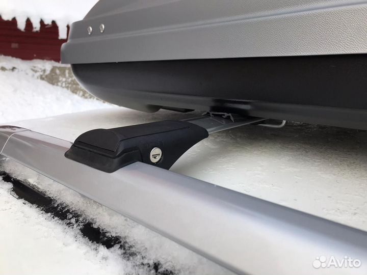 Багажник на крышу Mitsubishi Pajero (бесшумный)