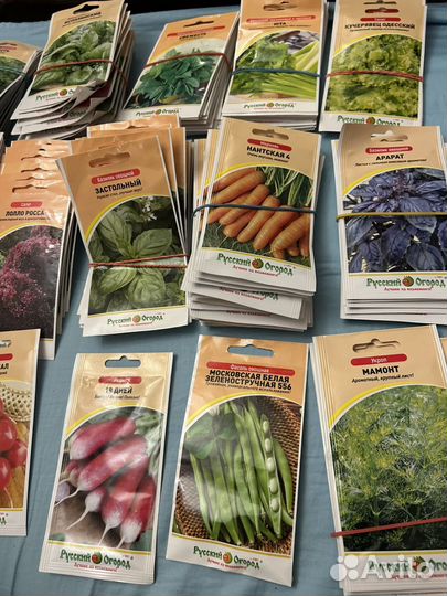 Семена зелени и овощей