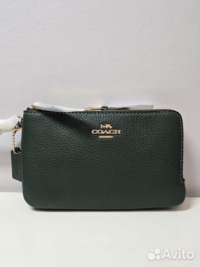 Оригинал Кошелек плоская косметичка Coach новая