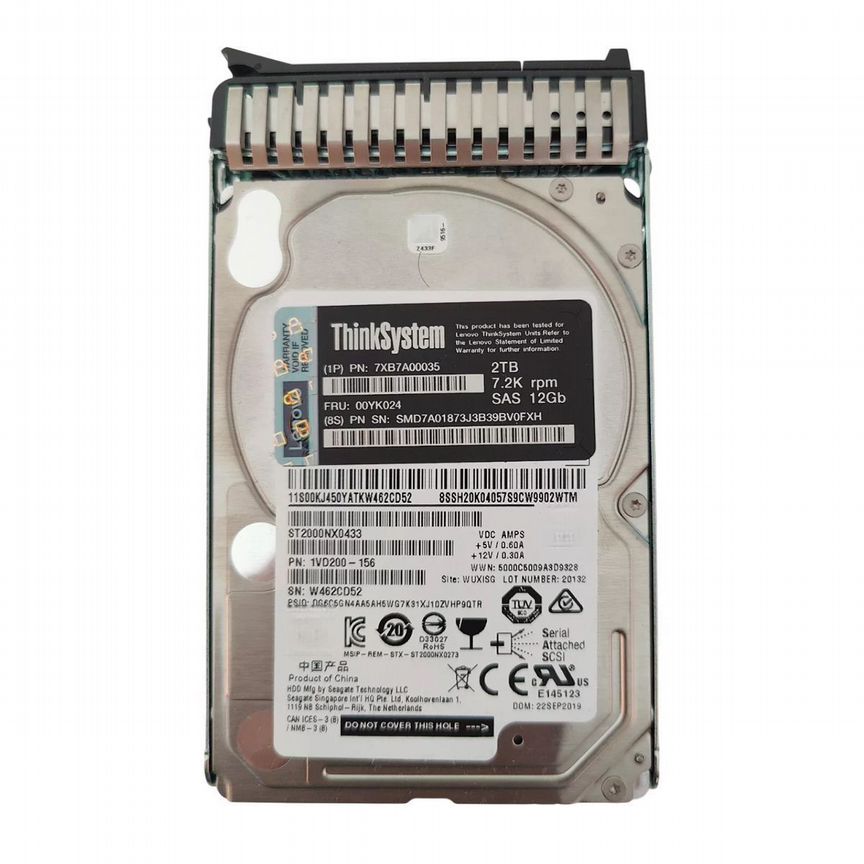 [SR530] Жесткий Диск Lenovo 7xb7a00035 2tb Sas 2,5" Hdd Sr530