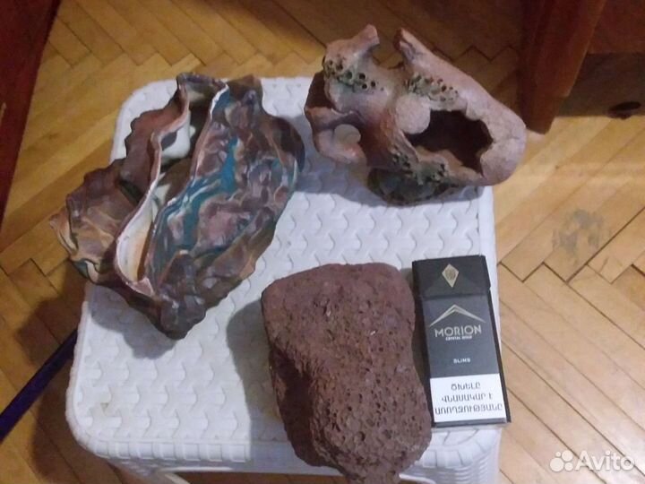 Гроты, декор, камень, лава, аквариум, фильтр тетра