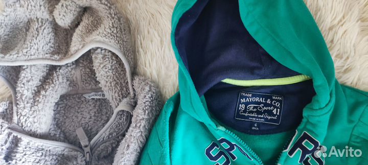 Пакет из 12 фирменных вещей для мальчика 104-110