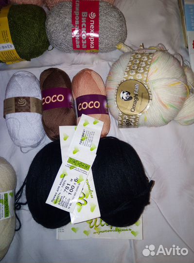 Пряжа хлопок для ручного вязания