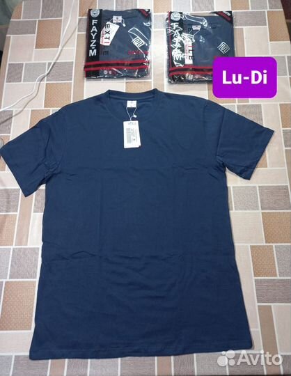 Футболка мужская 52-56 размеры, хлопок