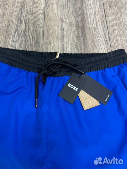 Мужские плавательные шорты boss синие