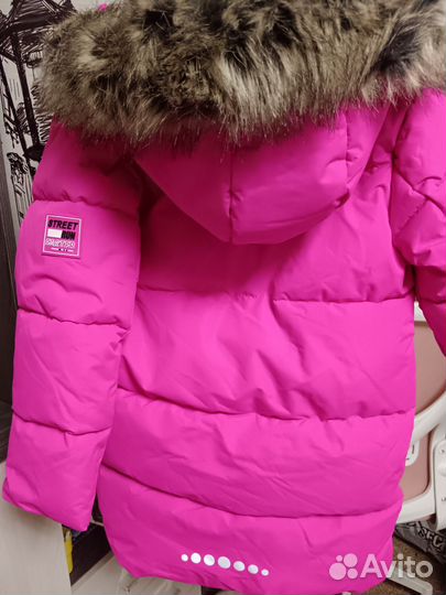 Пуховик зимний для девочки