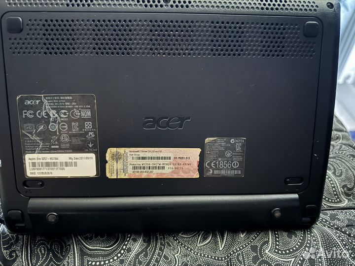 Нетбук acer aspire one d257