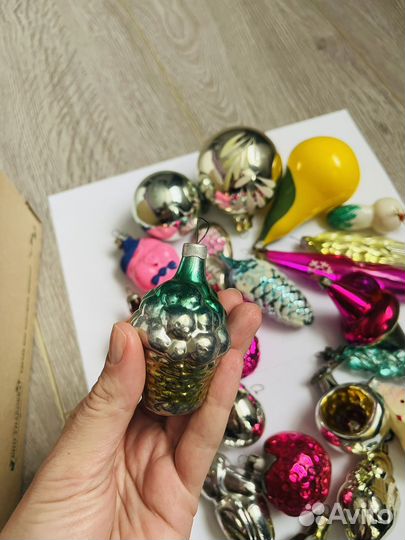 Елочные игрушки СССР