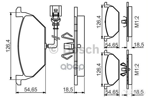 Колодки тормозные дисковые Premium 2, передн, S