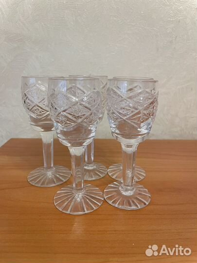 Рюмки на ножке хрусталь
