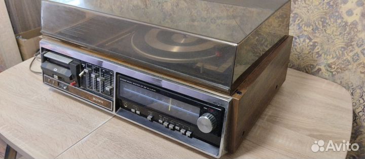 Виниловый проигрыватель Sony HP-319, 1975г