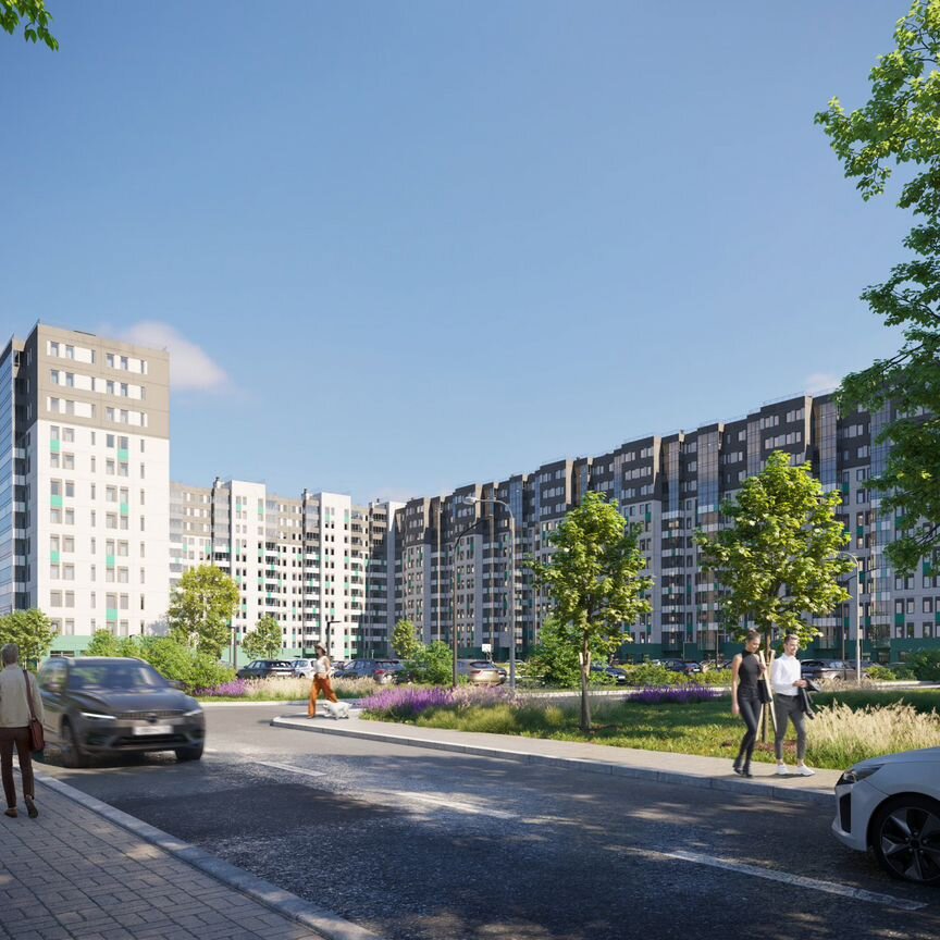 2-к. квартира, 57 м², 2/12 эт.