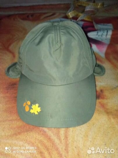 Кепка с ушками утепленная на маленького мальчика